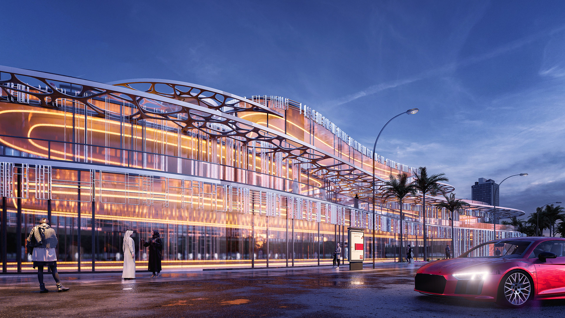 OPM商业综合体

注：这里Comple·可能是Complex拼写有误，Complex常见有综合体；建筑群等意思 丨沙特阿拉伯利雅得丨UDAAR Studio-31