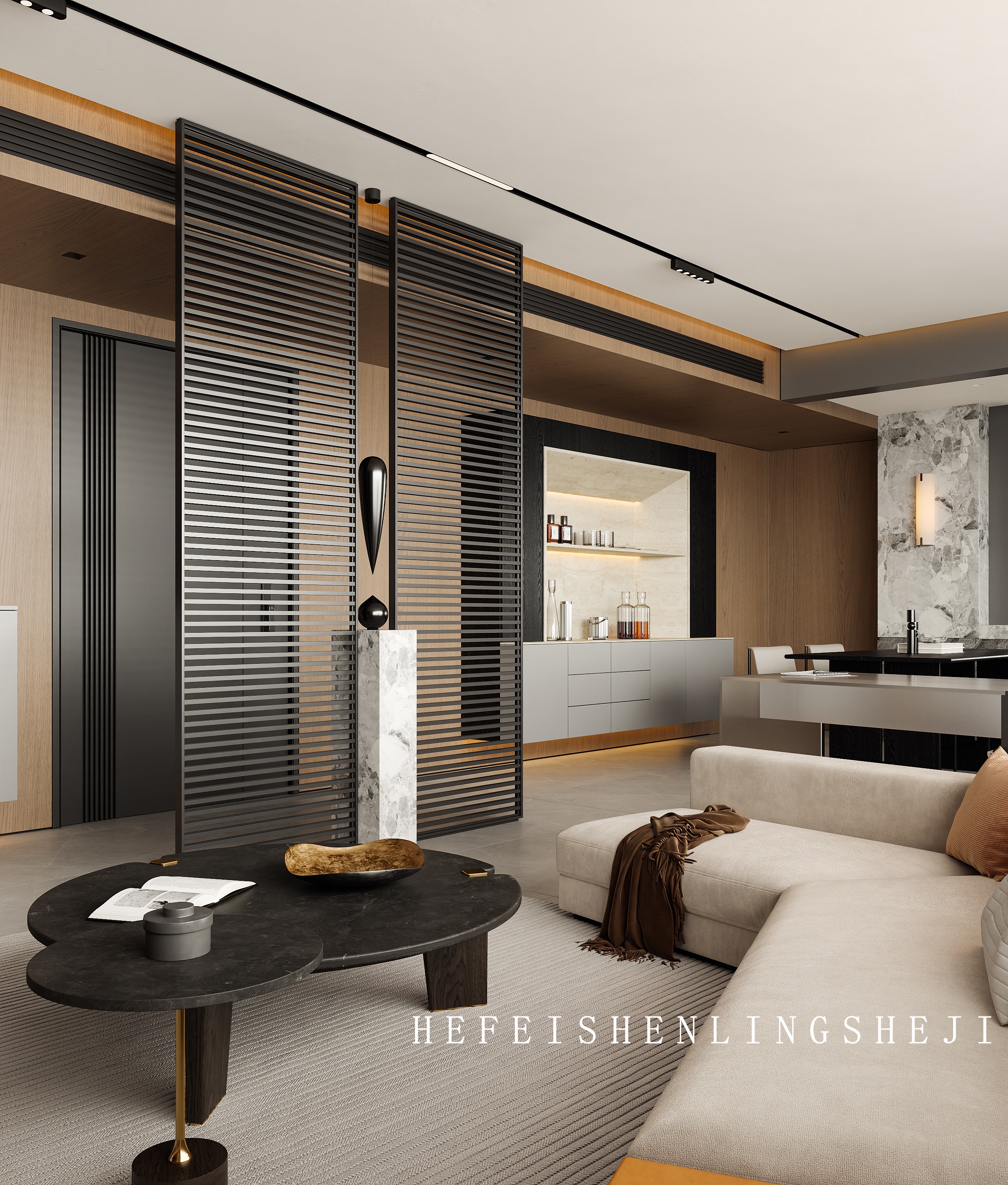 置地栢悦轩 185㎡意式经典大平层设计丨中国合肥丨深零设计-0