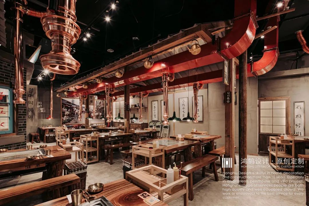 缘潭烤肉 | 复古韩国街头风情，美食与回忆的完美融合-12