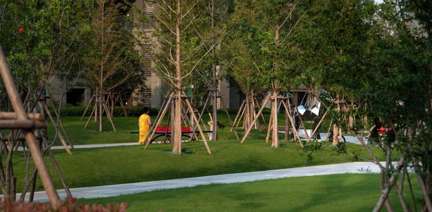 郑州永威城·观澜庭 | 公园社区中的生态景观设计-46