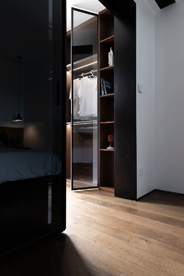 暗黑玩家|胡桃木+酷感黑白的随性不羁丨中国深圳-43