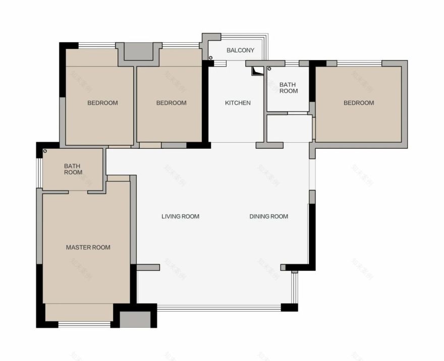 金科集美学府复古与现代住宅设计丨中国成都丨宏福樘设计-35