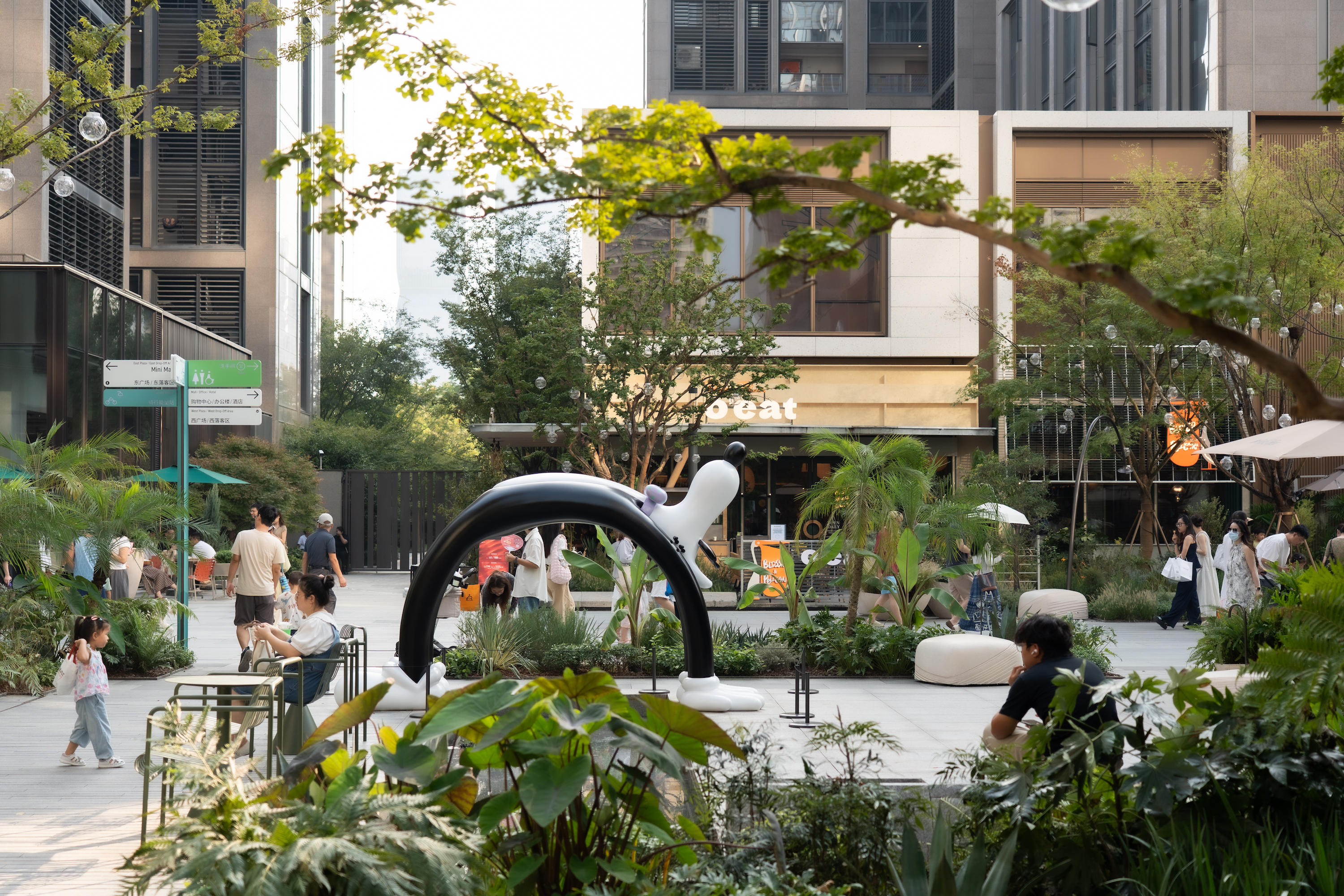 杭州亚奥万象天地景观提升:让自然回归，让生活回归 丨中国杭州丨风物营造-2