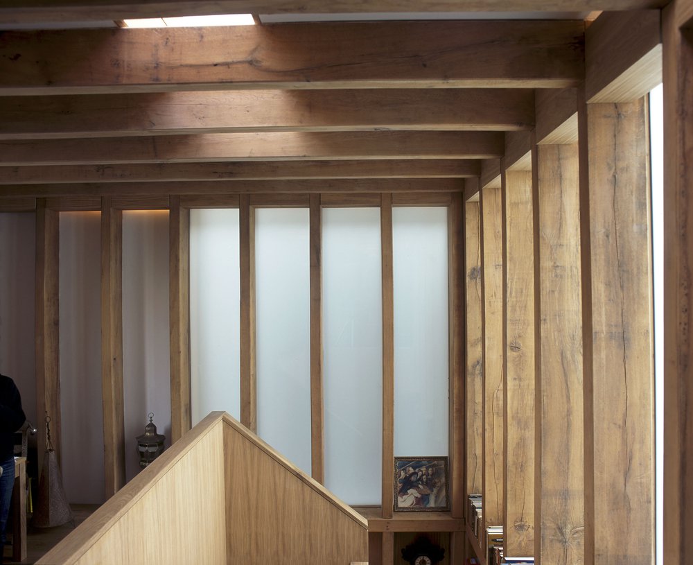 Hackney的“Green Oak”框架房屋丨英国伦敦丨Lynch Architects-25