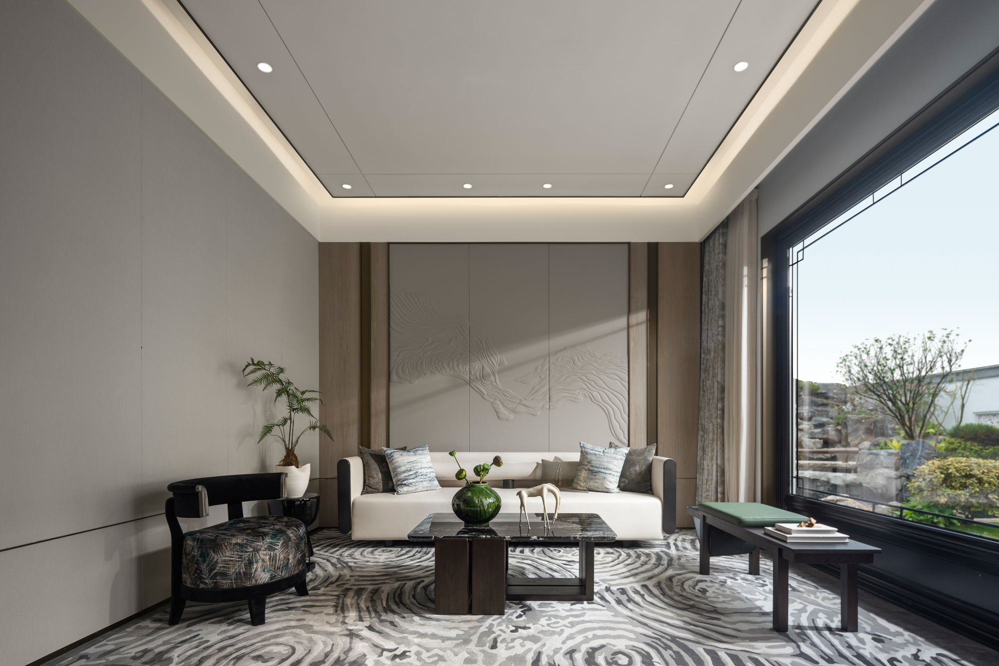 别墅空间摄影诸暨西林花园丨中国浙江丨4U STUDIO-5