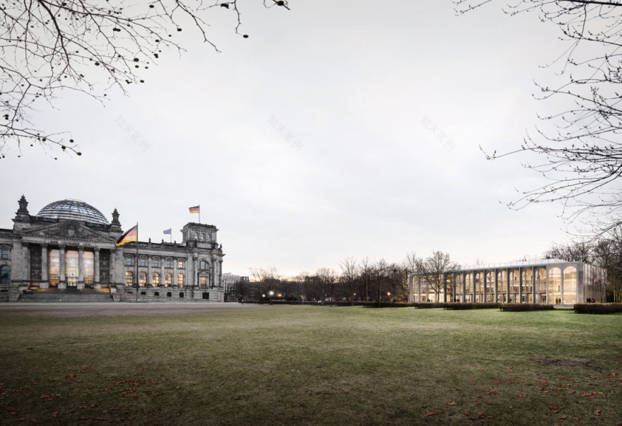 德国联邦议院访客与信息中心丨德国柏林丨Jan Kleihues与Johannes Kressner-4