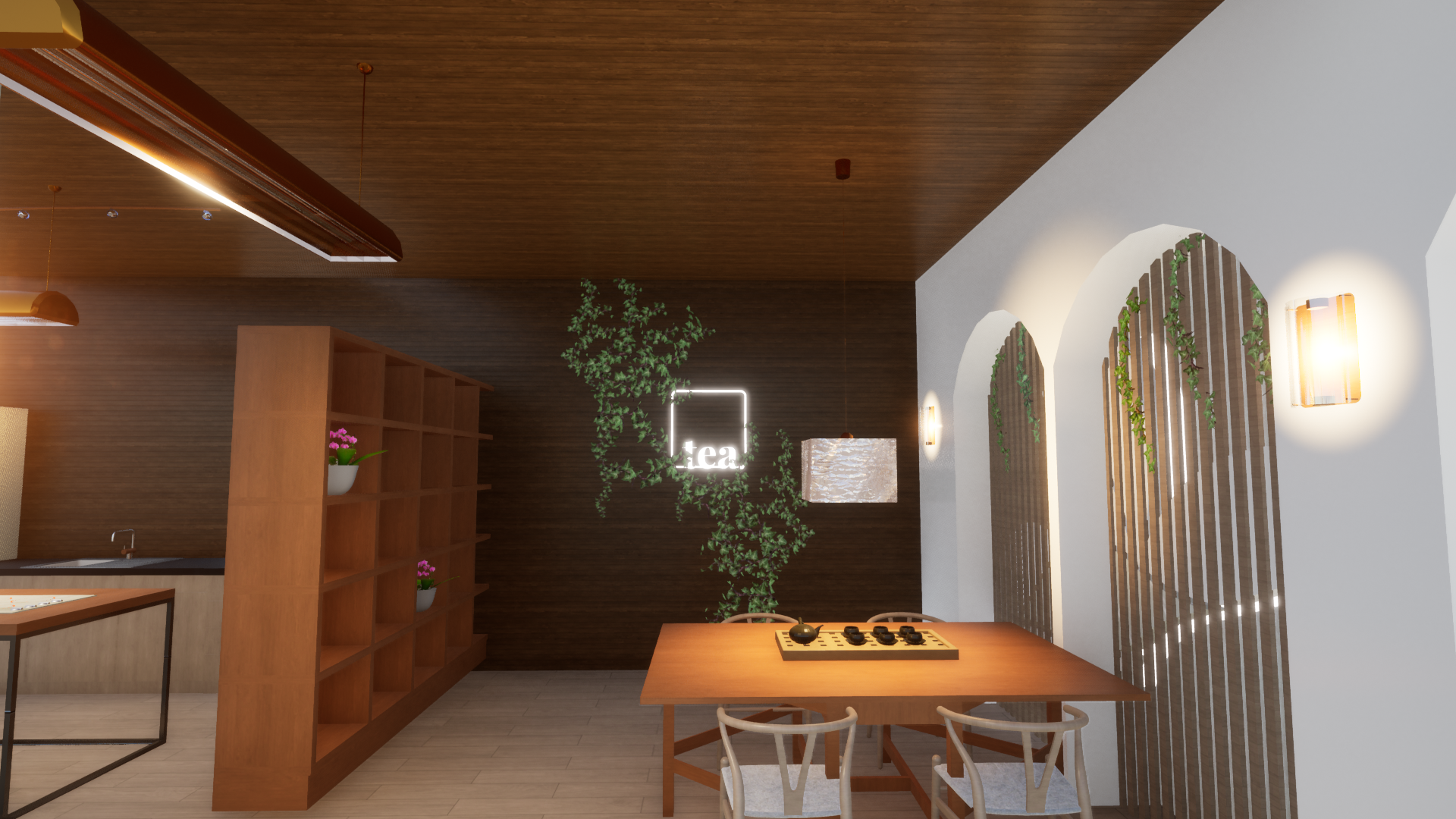 室内设计 · 茶店-4