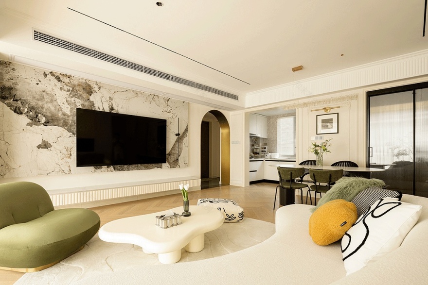 界末空间设计 · 暖暖的法式奶油风-7