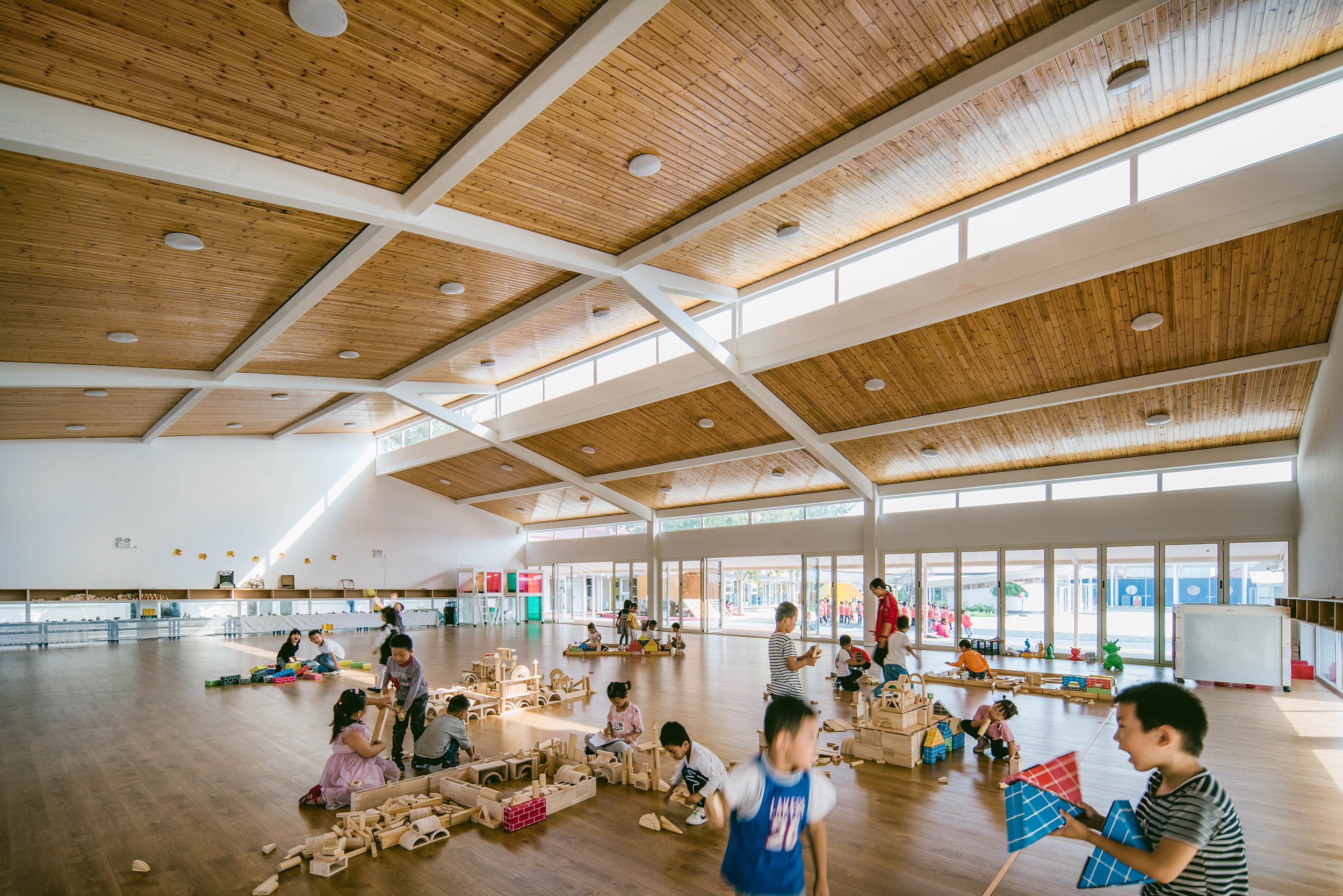 探学环  献县阳光幼儿园:环廊将新旧空间串联丨中国河北丨众建筑-32