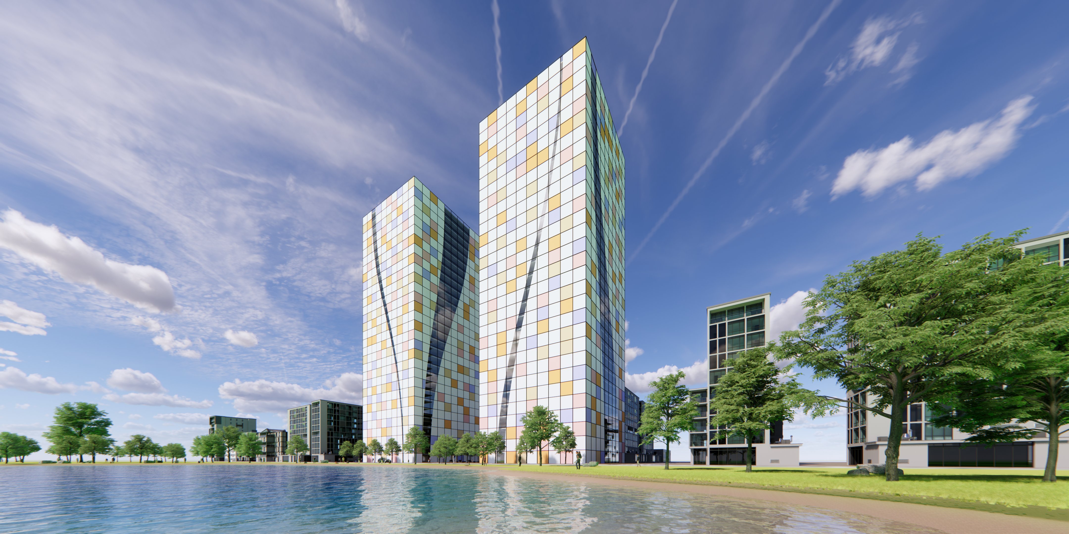 Boolean Difference Tower Rhino Grasshopper-11