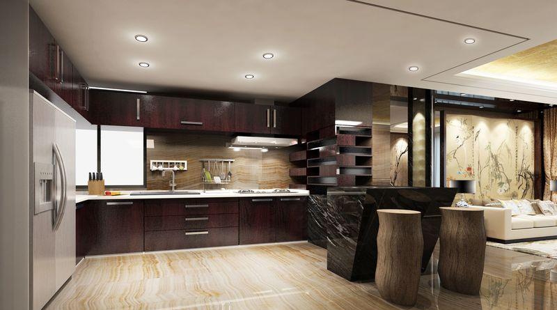 中山博达地产样板房 | 岭南中式到欧式田园的空间拓展-6