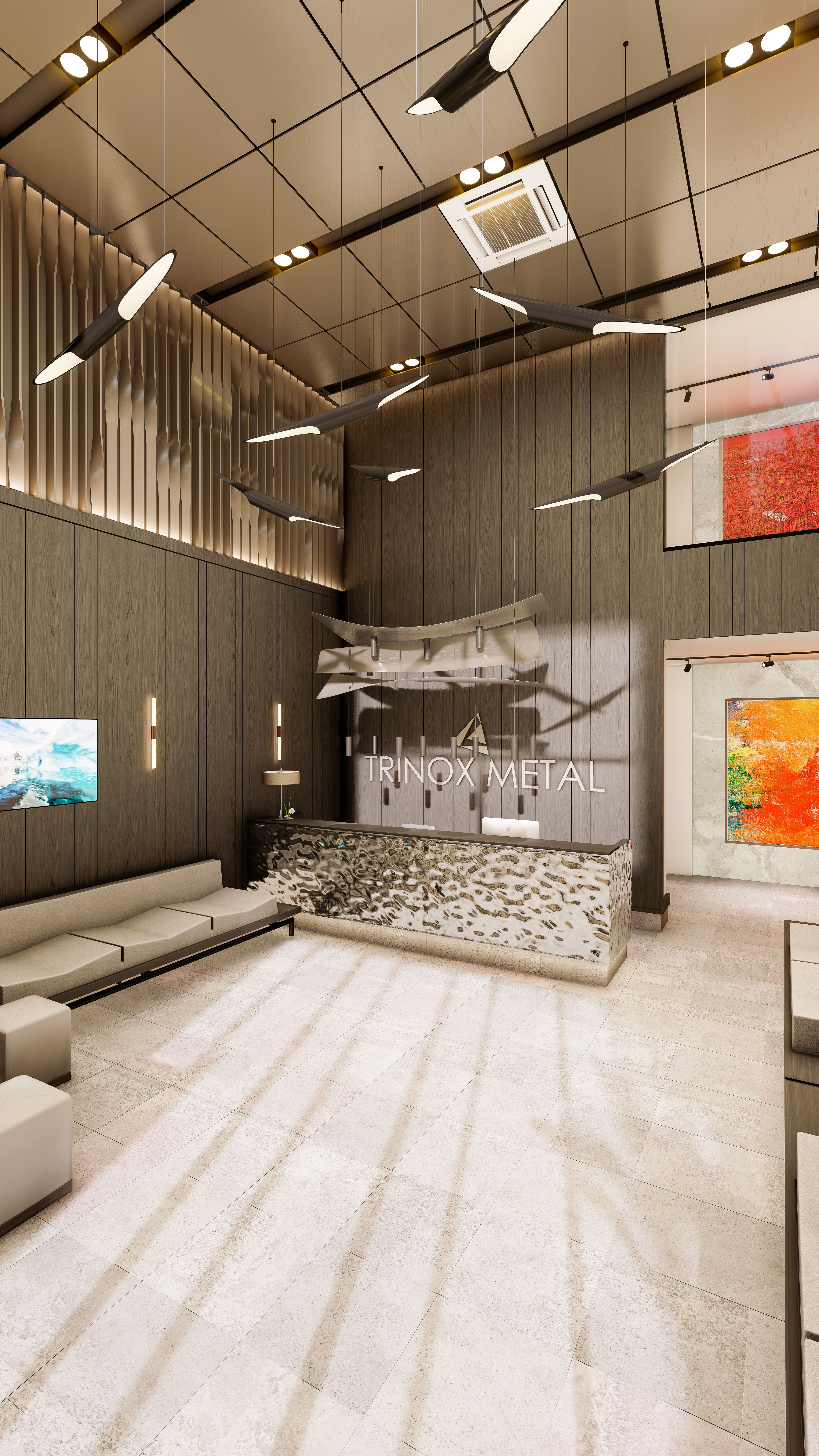 Trinox 金属工业风办公室设计-11