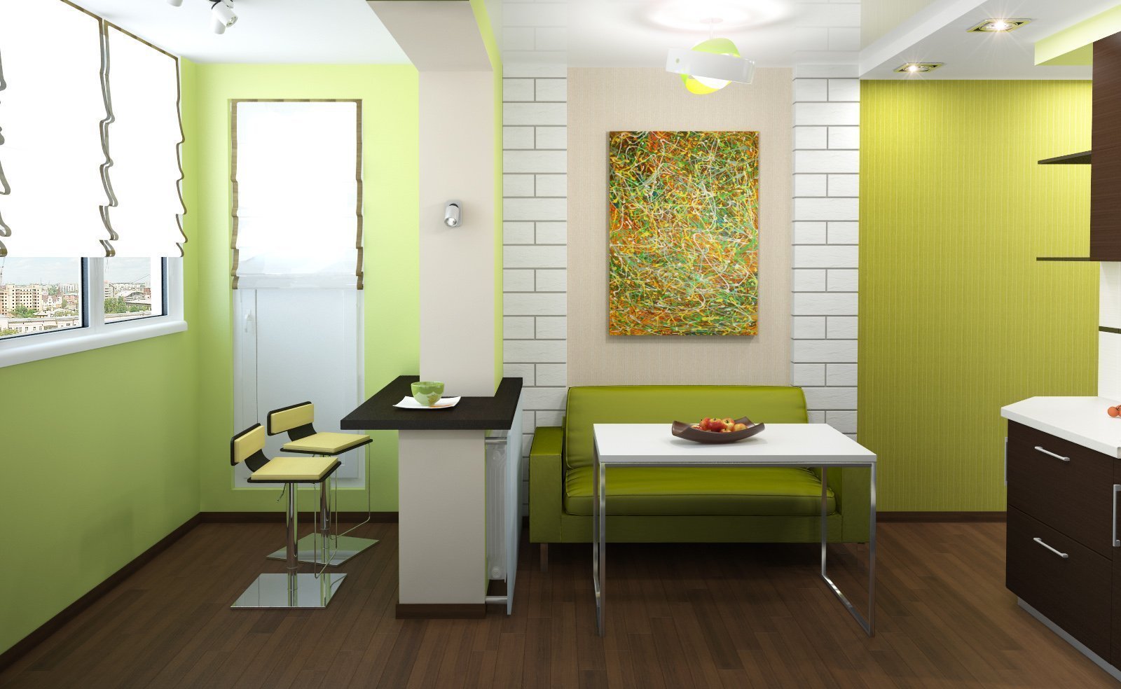 42平米公寓室内设计案例-5