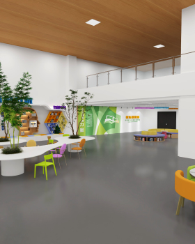 某校阅读空间设计