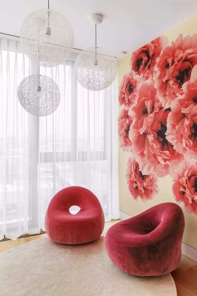 俄罗斯 380㎡简约精致豪宅 | 功能布局与艺术品相得益彰-58