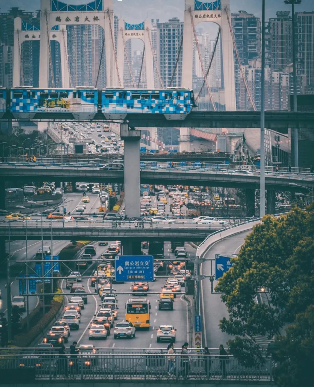 戴家巷崖壁公园丨中国重庆-9