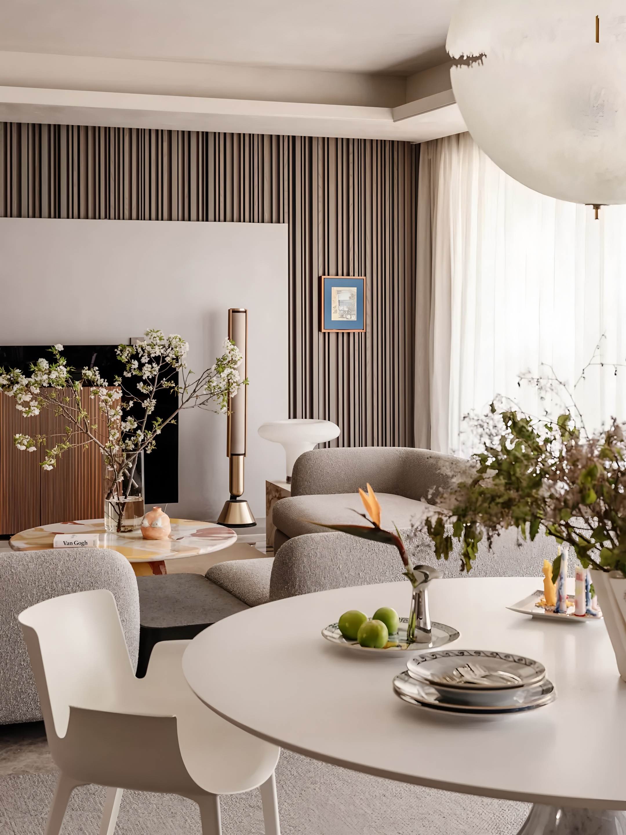 美韵,藏于时尚肌理润色·重庆 280㎡大平层丨中国重庆丨4TH Dimension 肆面设计-21