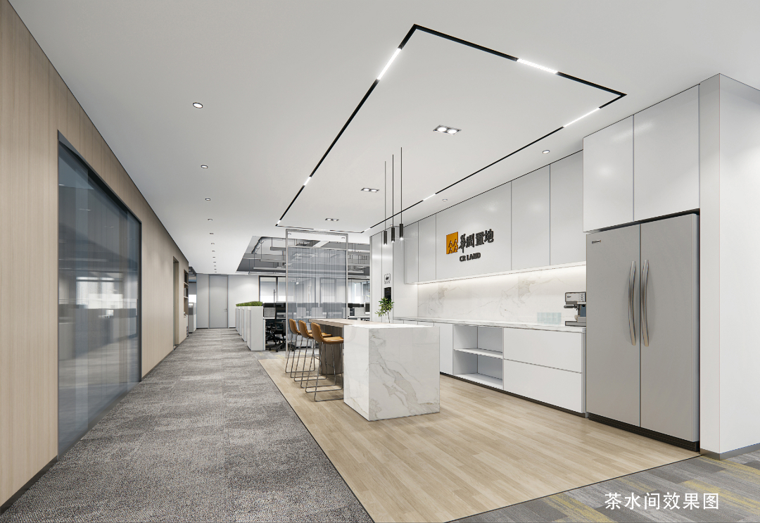 华润置地商务风办公空间设计-17
