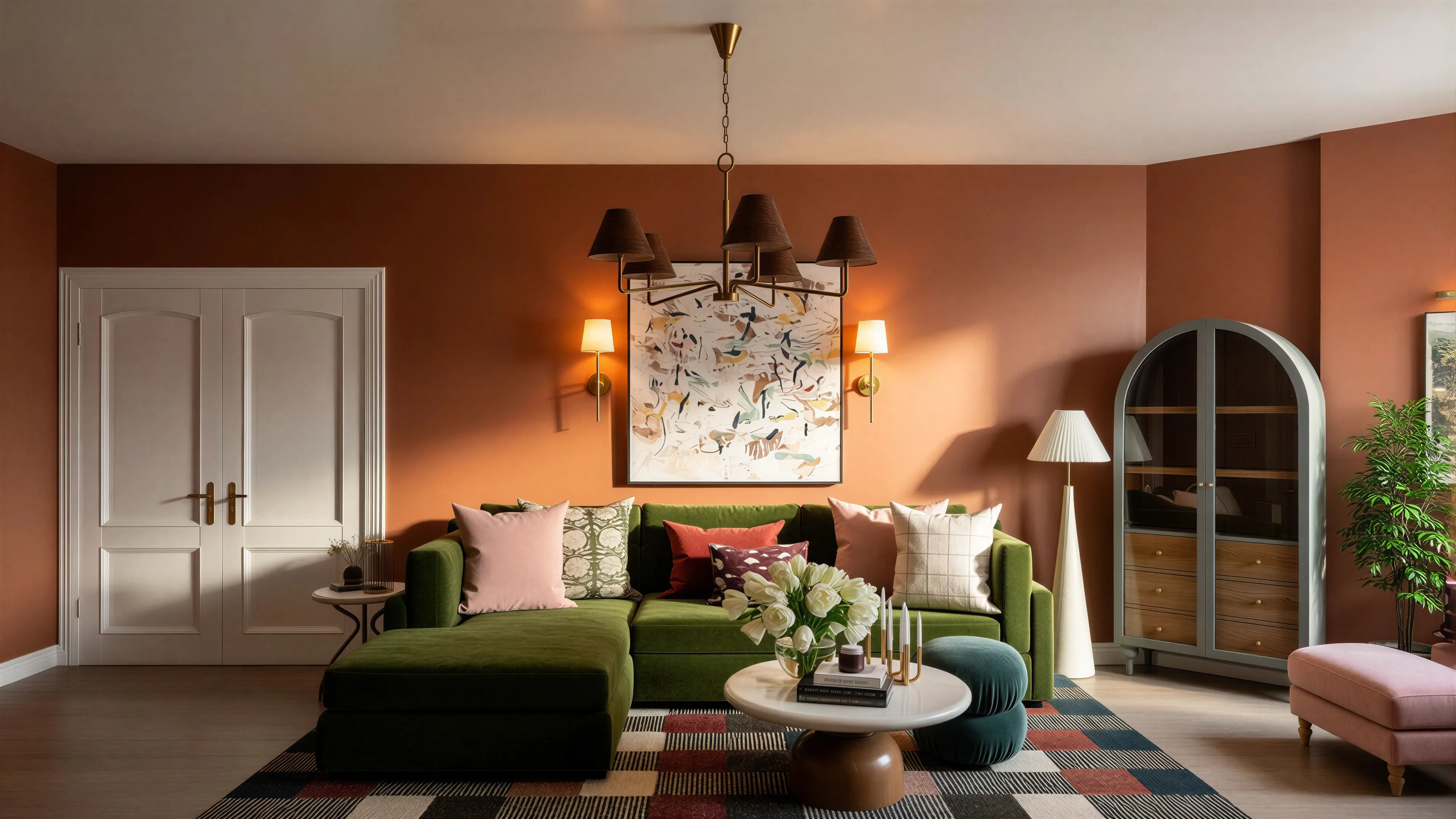 Eclectic Living Room-1