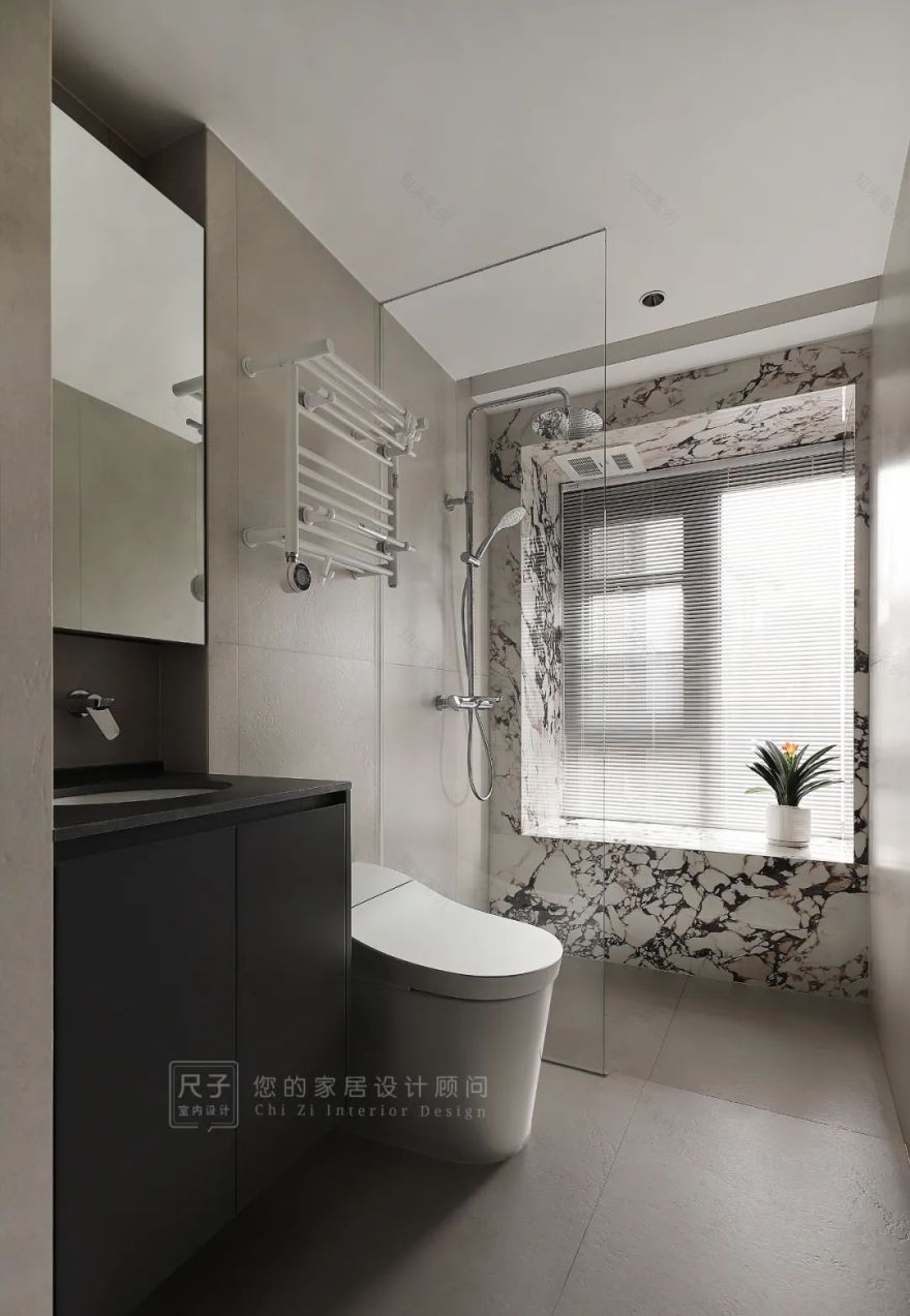 阳光流隙的现代空间 · 深圳前海颐湾府丨中国深圳丨尺子室内设计-53