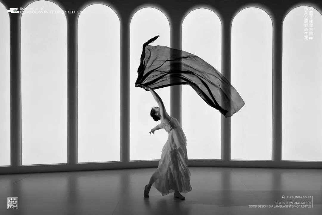 楼房花朵INBLOSSOM|商业实景案例|350㎡WAD国际舞蹈-35