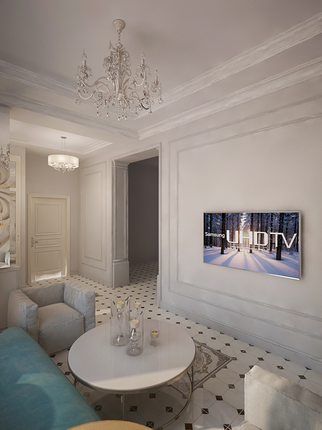 150平米别墅室内设计项目丨俄罗斯莫斯科丨INTERIO设计工作室-20