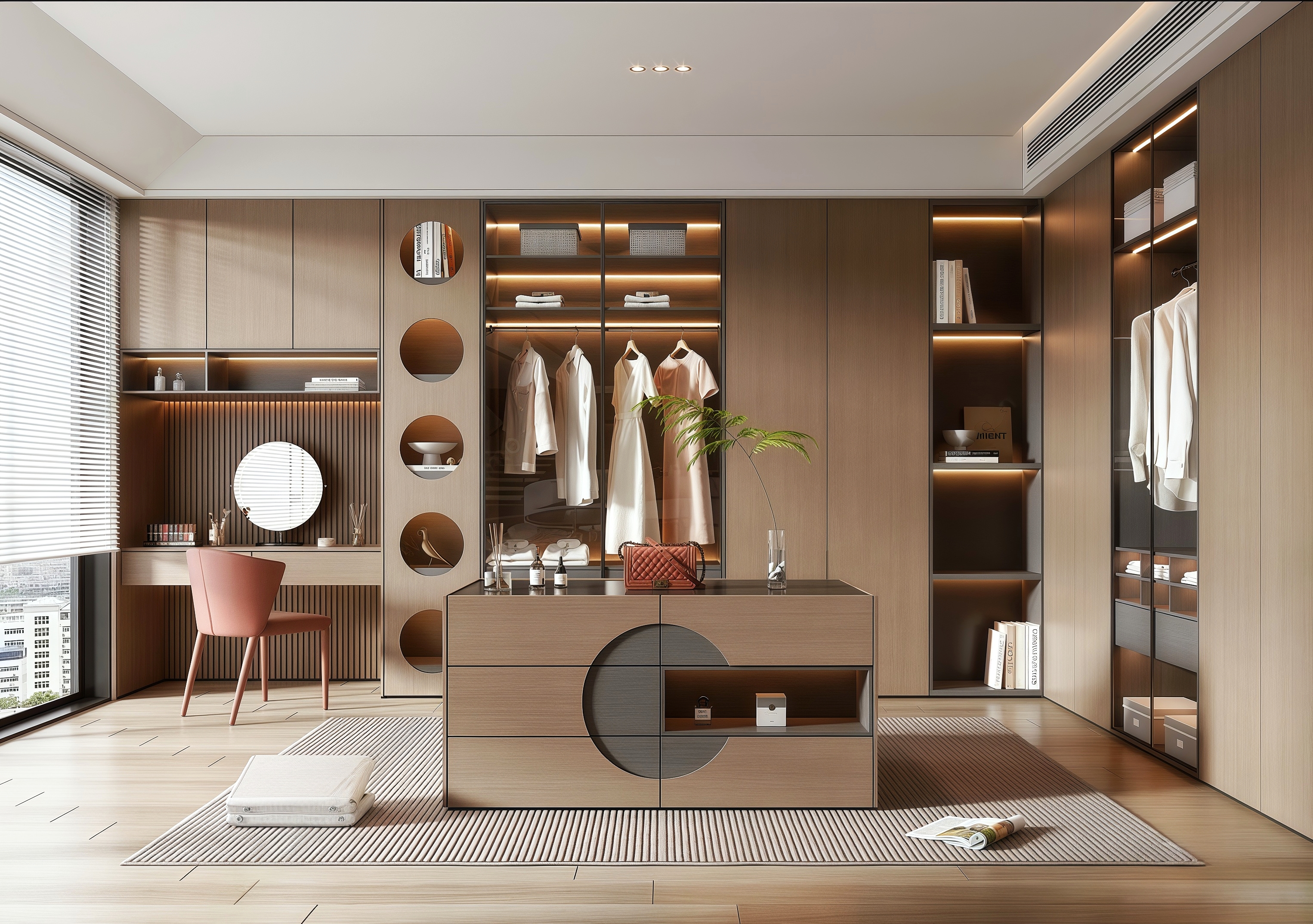 家装衣帽间效果图多种风格表现-3