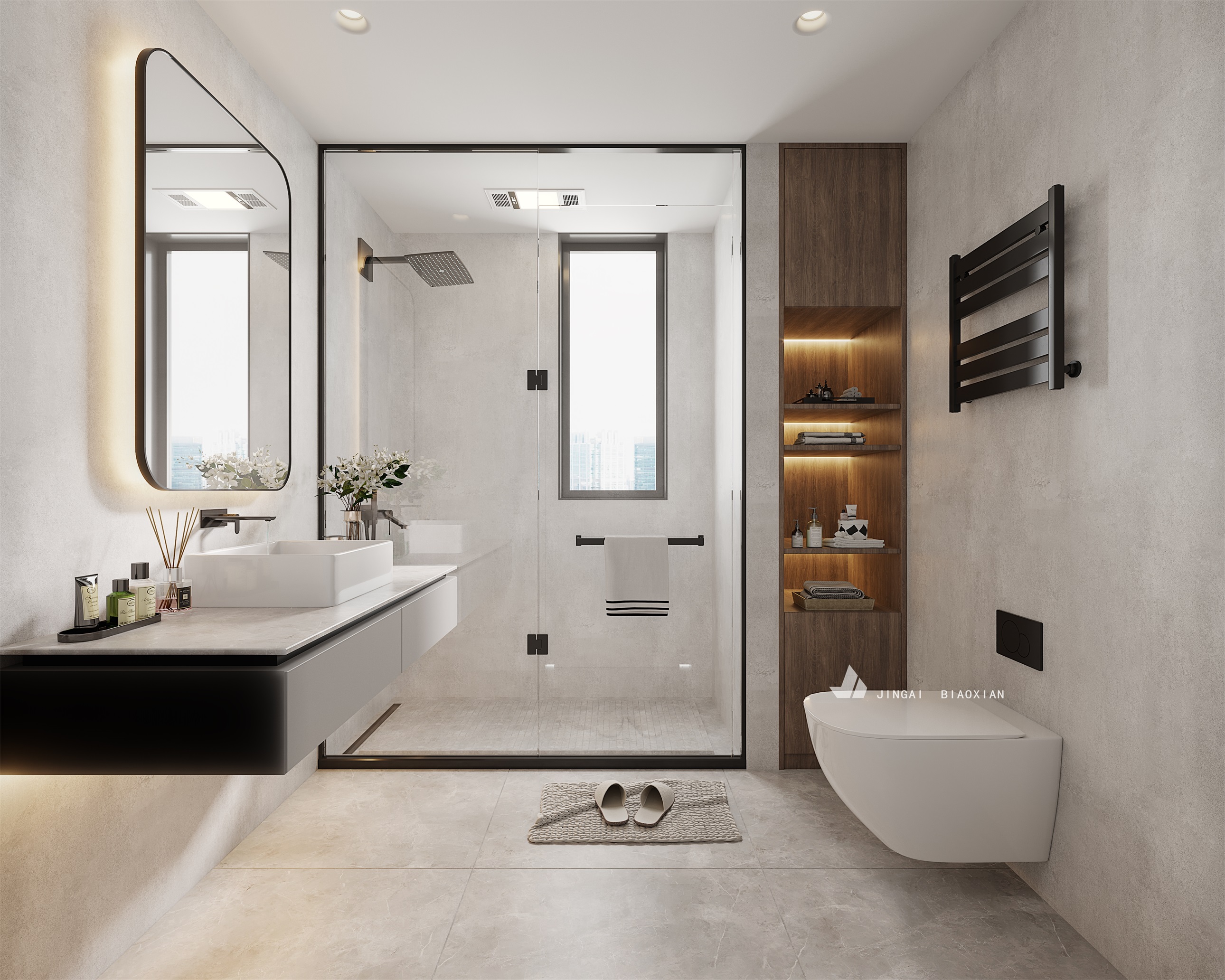 金该视觉呈现的时尚办公空间丨朱晨毅-42