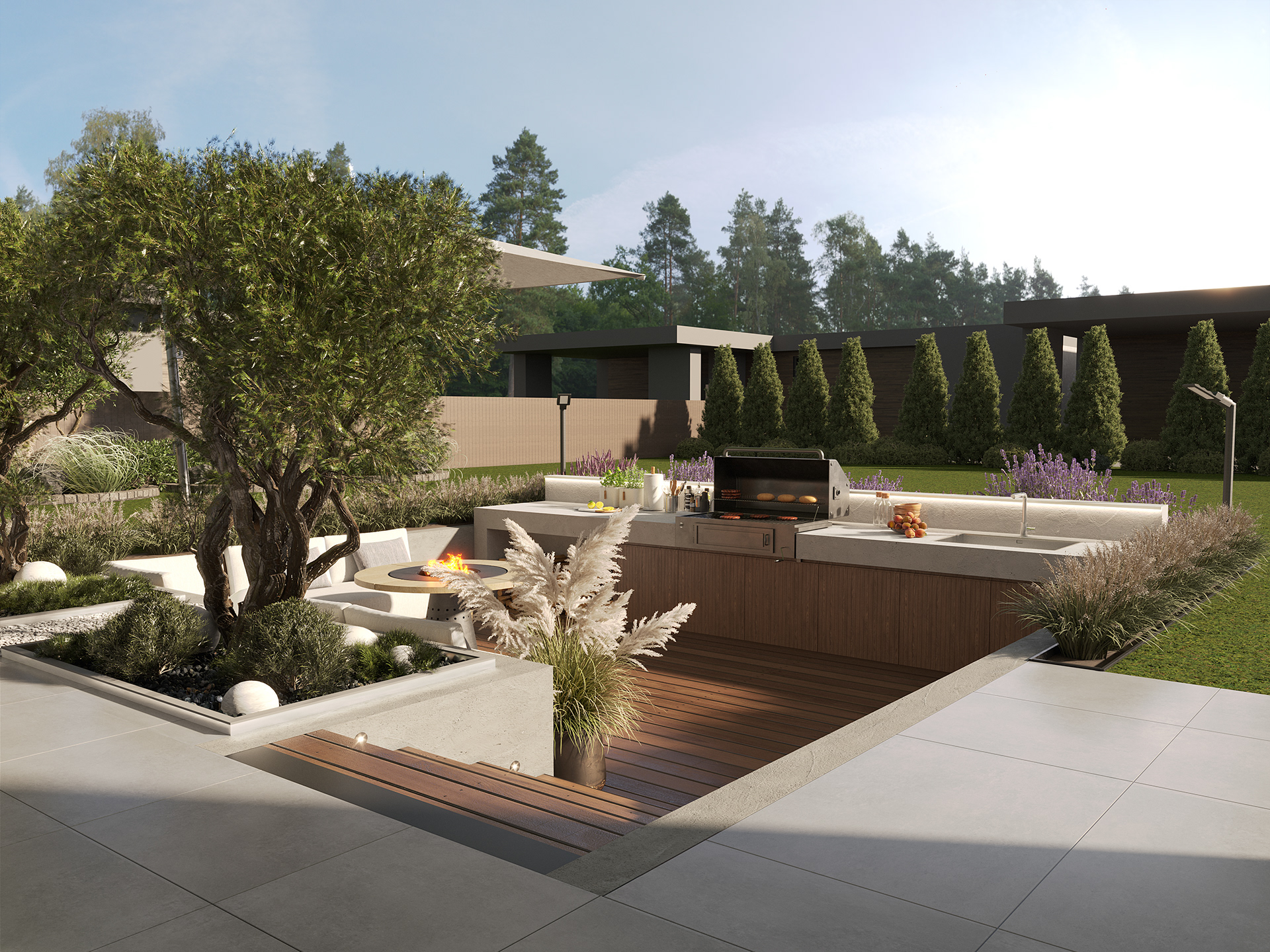 户外休闲区及家庭小屋休闲区丨乌克兰基辅丨Iryna Yaremchuk & Anna Potseluieva-12