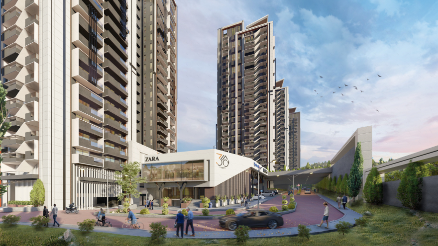 360 Residences 室内外 3D 可视化丨巴基斯坦伊斯兰堡丨mimAR 团队-0