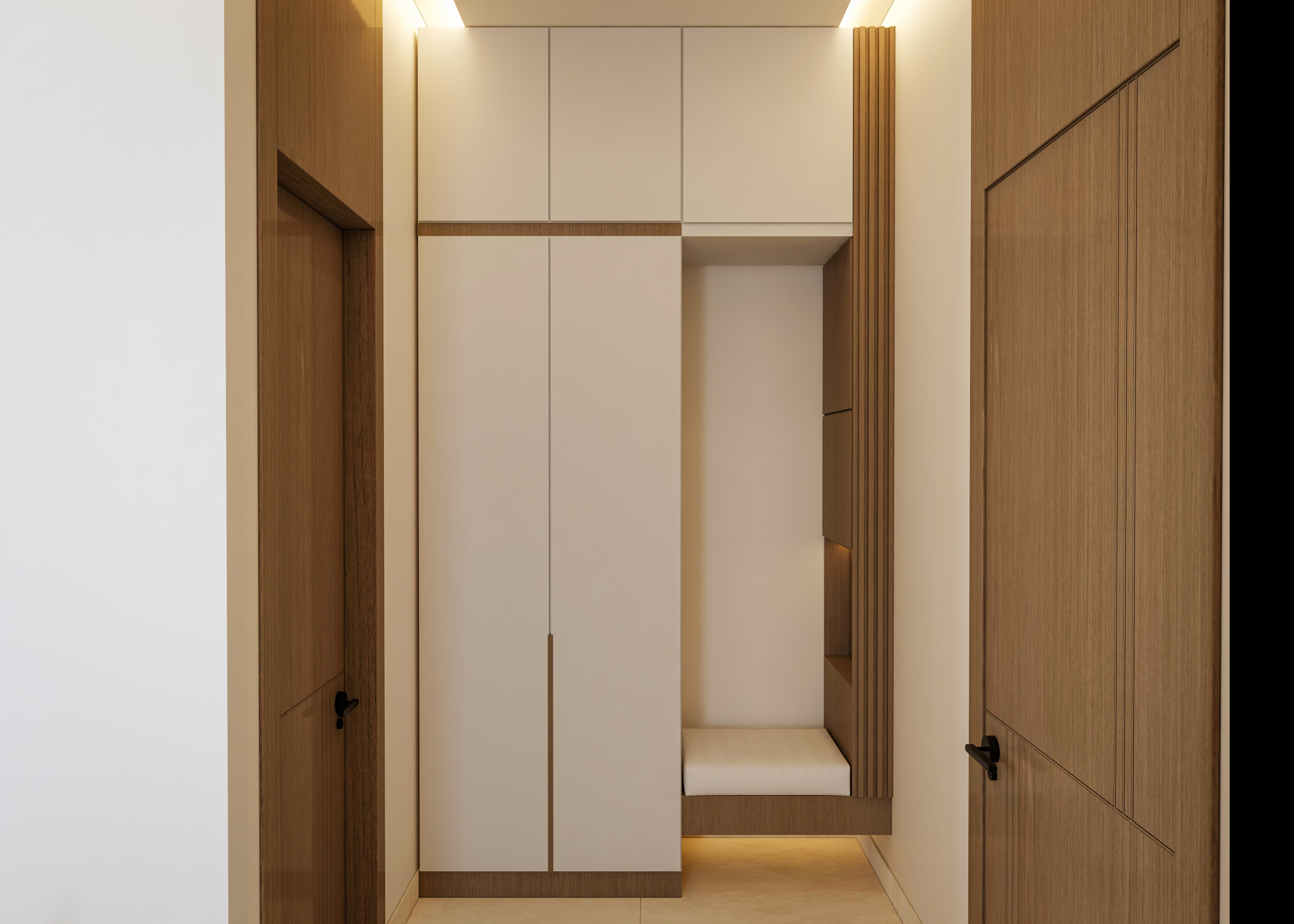 Warm Modern Master Bedroom-8