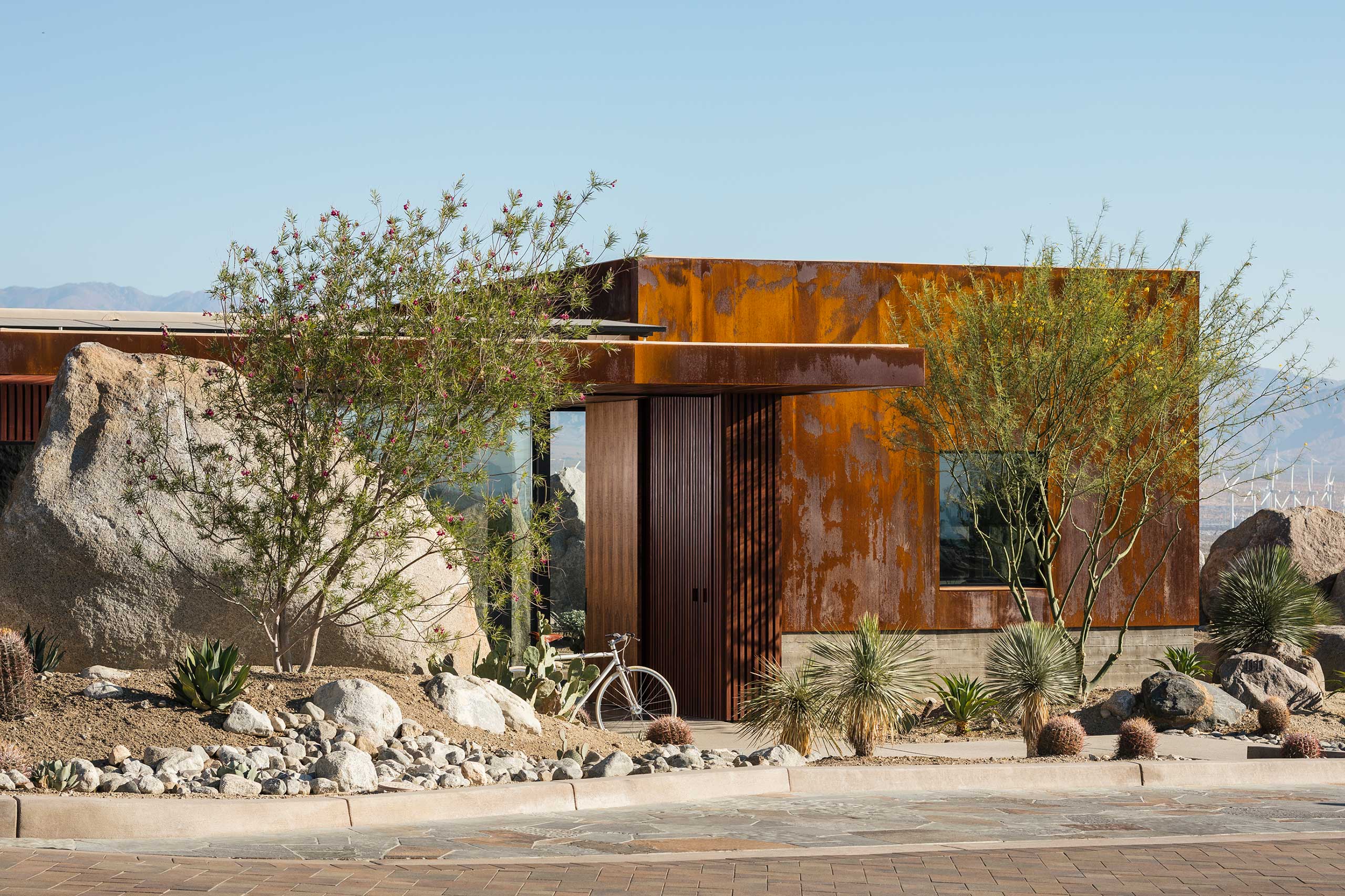 The Desert Palisades Guardhouse by Studio AR+D Architects in Coachella Valley, California-13