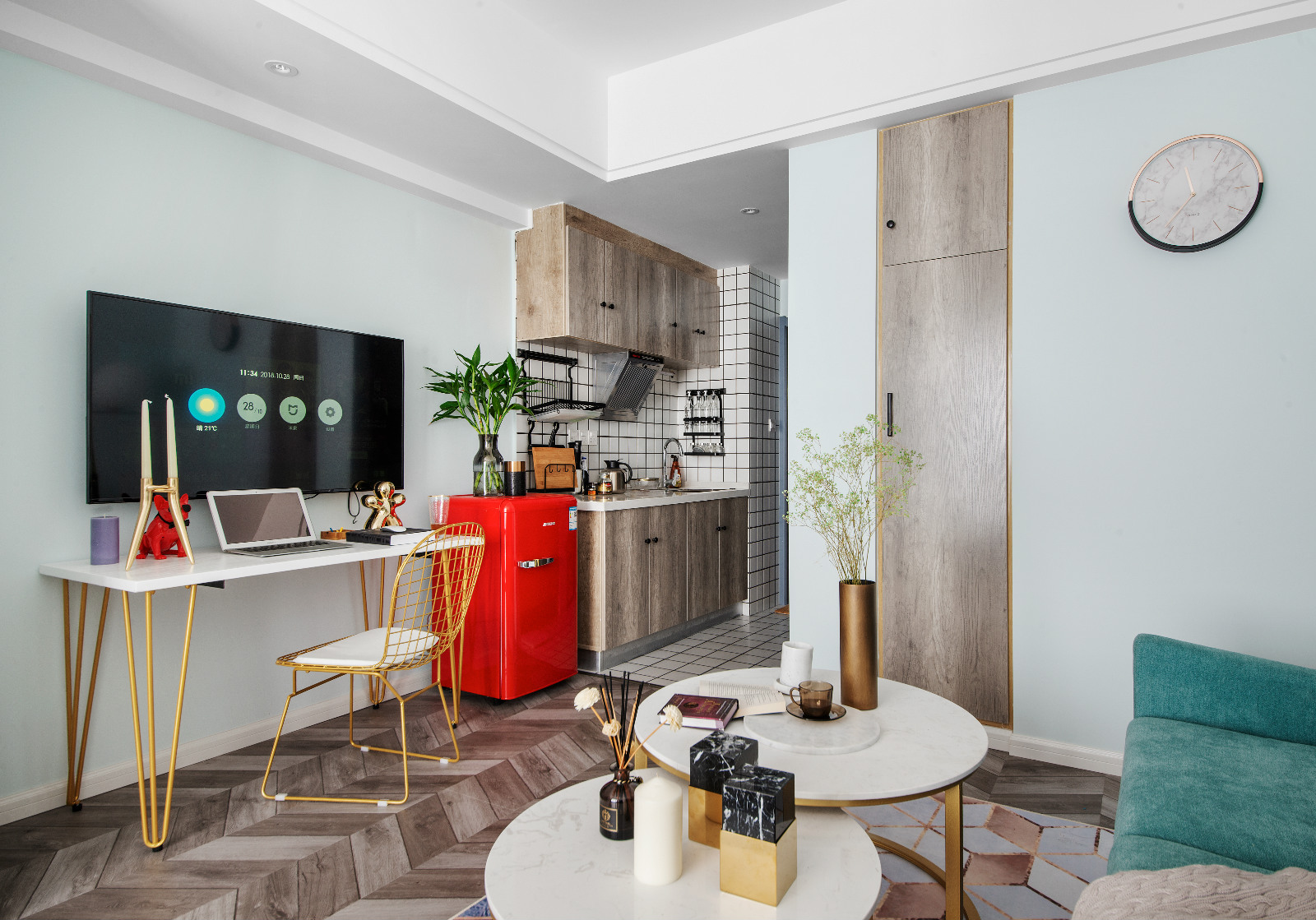 南京王府国际花园 40 平米现代轻奢公寓设计-27