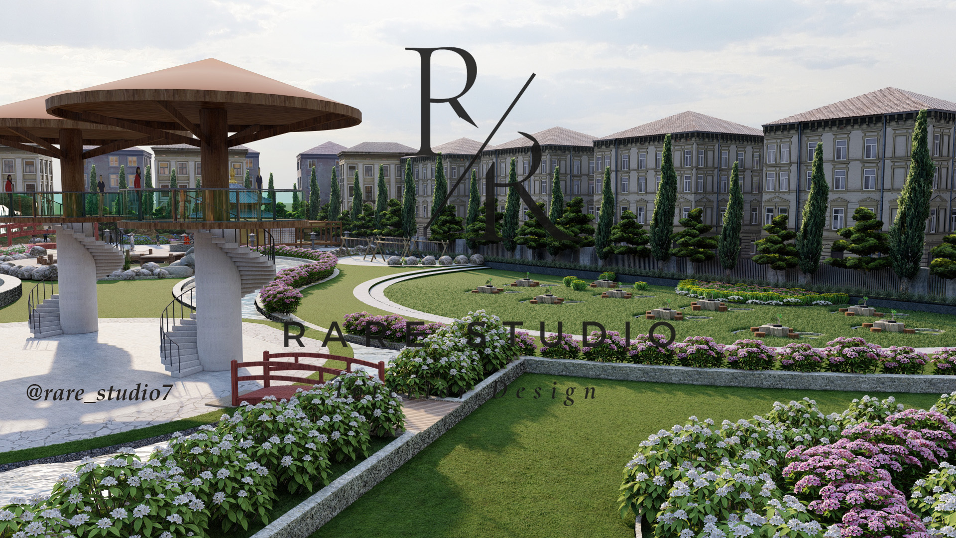 日本公共花园设计（Alwahda 花园,萨那也门）丨也门萨那-2