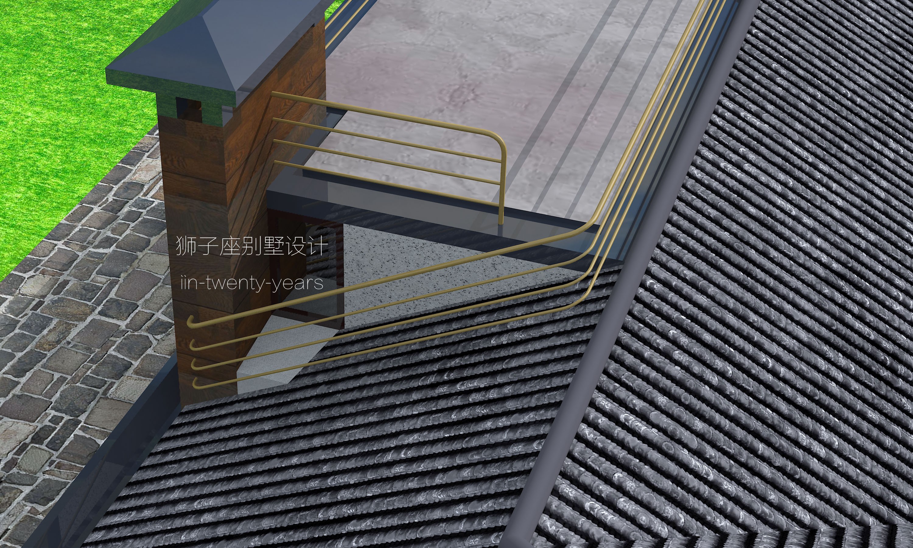 湖南二层自建房别墅设计丨中国湖南丨狮子座自建房\别墅设计-10