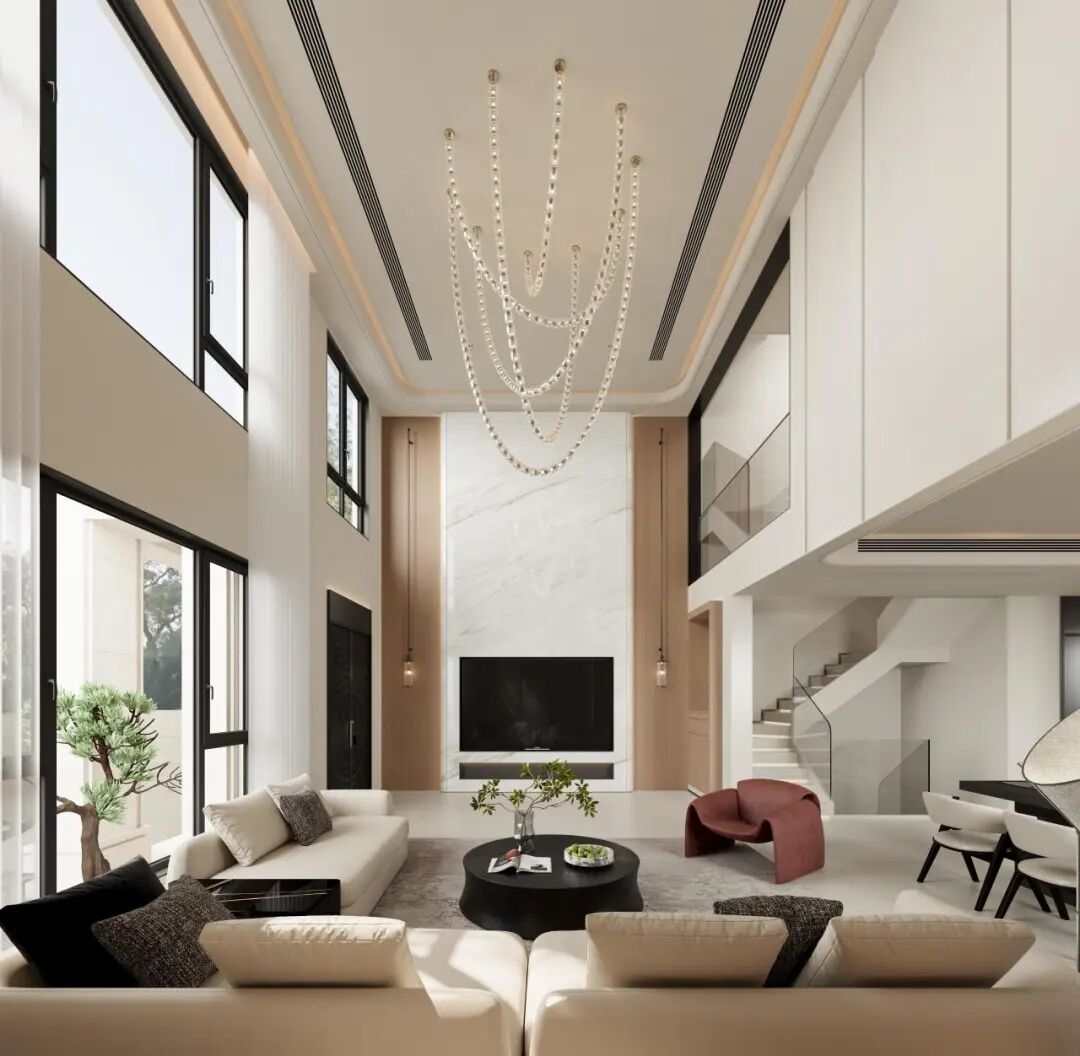 HK上策设计【建发·碧湖双玺别墅】现代简约风格-29