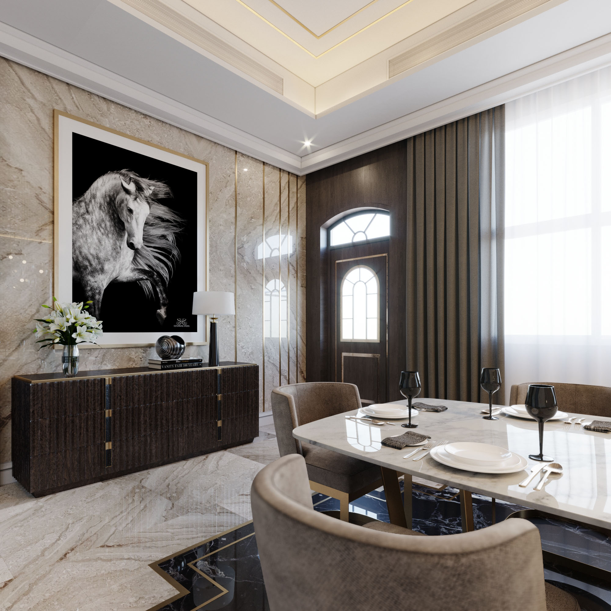 新古典主义别墅丨Shady Salah-13