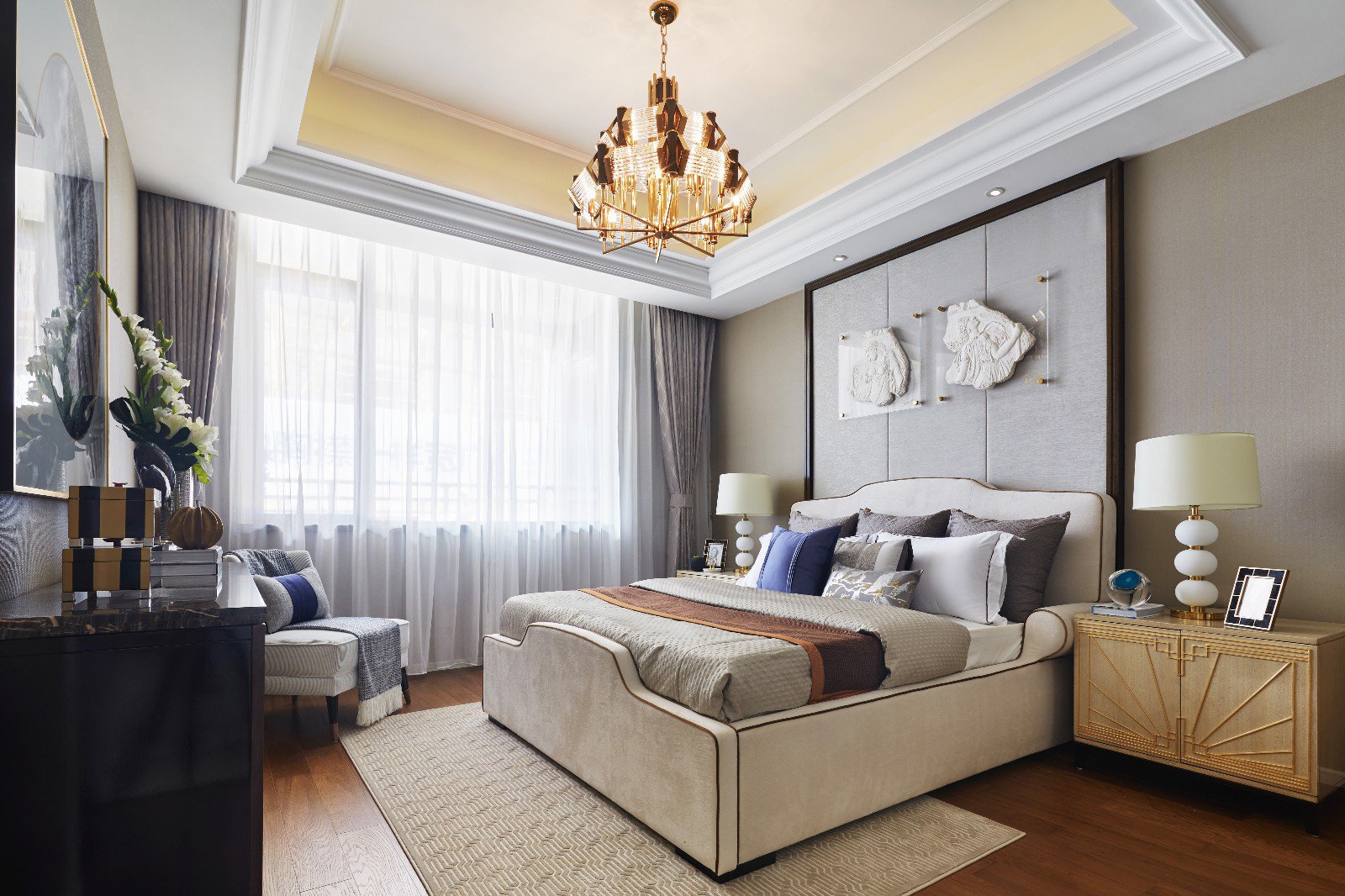 下叠——南昌334㎡绿地样板房  集艾设计-31