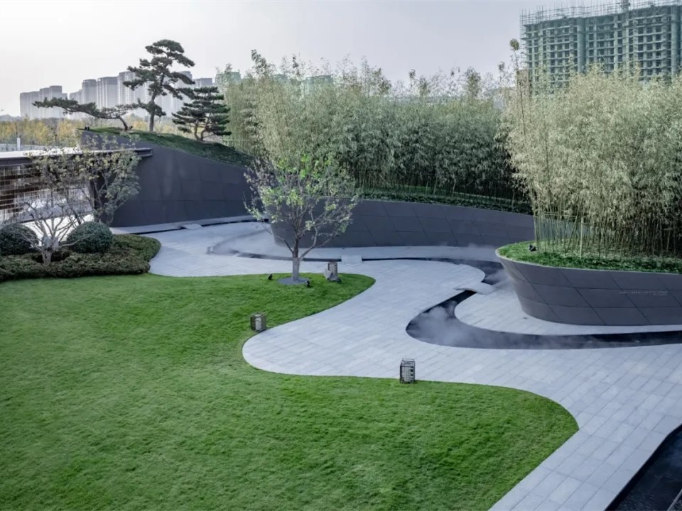 济南中国铁建花语拾光示范区景观-3