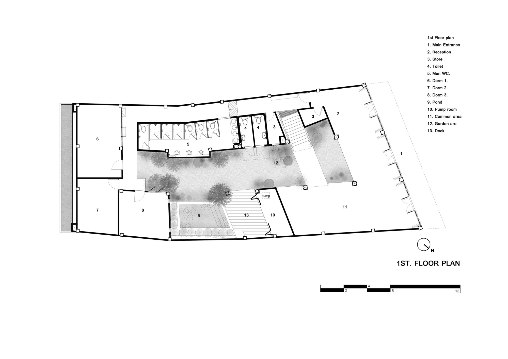Hidden Garden Hostel / Full Scale Studio-12