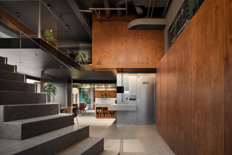 YIHE一合轻食餐厅丨中国太原丨斑斓空间设计-26