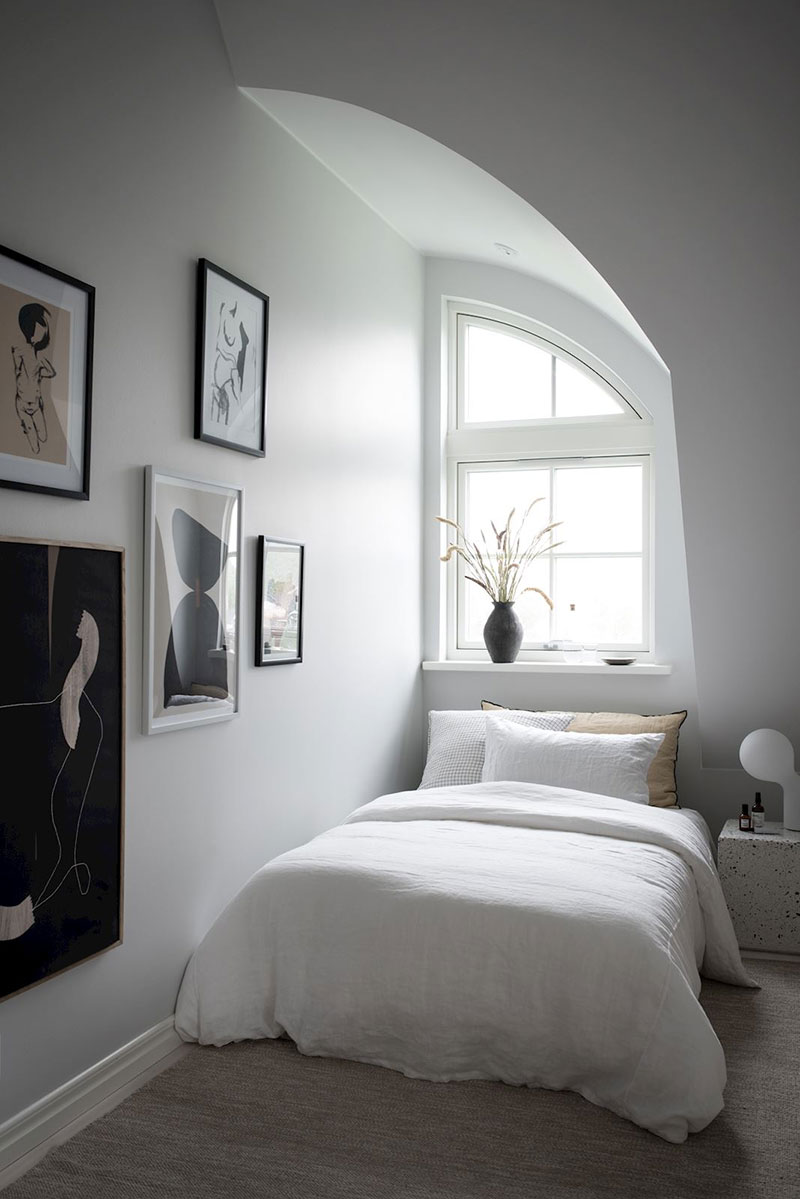 瑞典阁楼小公寓，浪漫宜居的简约空间-13