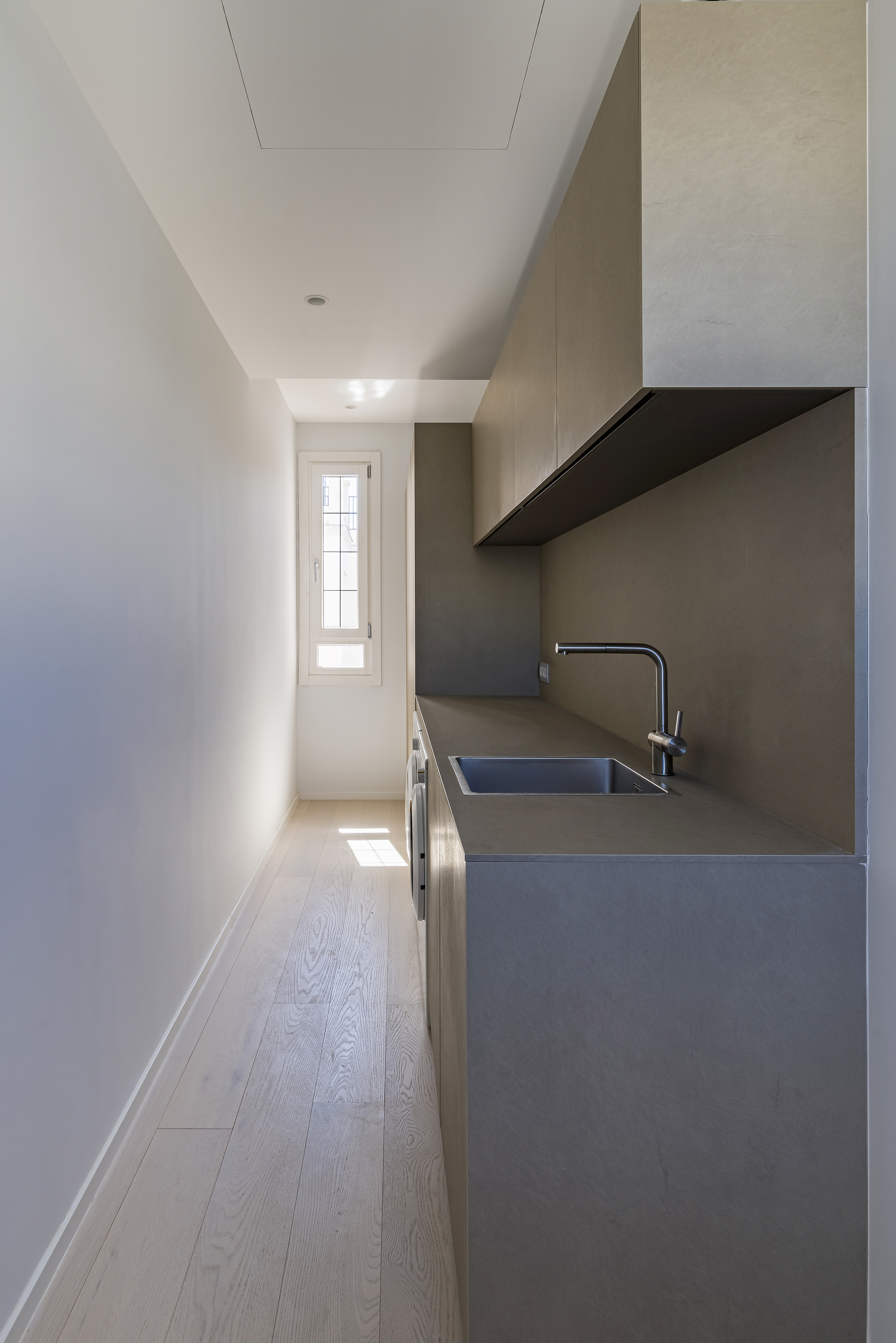 Cocina en residencial en Madrid By Materia-13