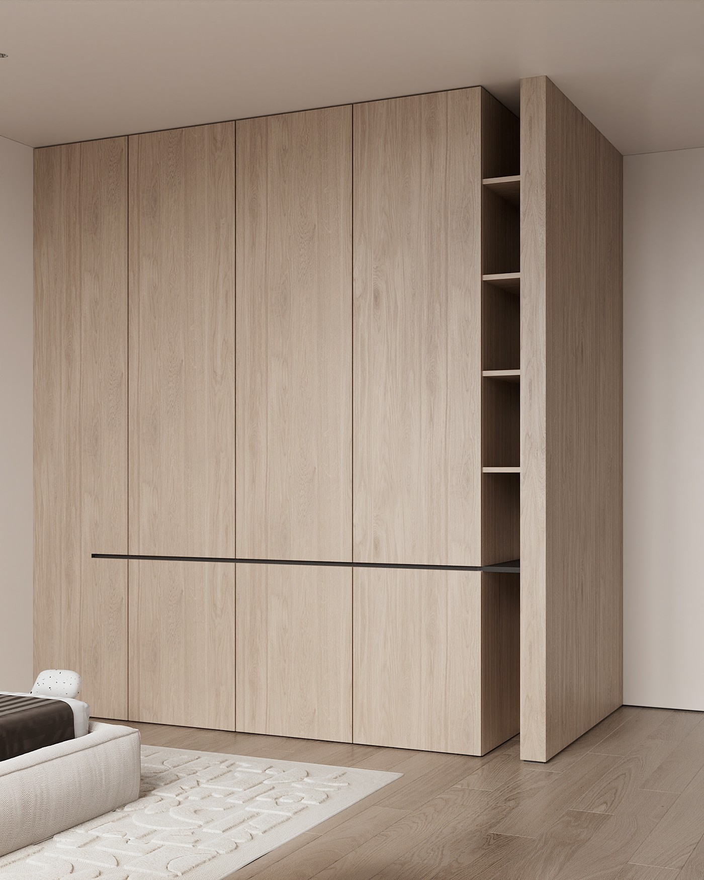 治愈系原木空间  柔和的极简主义-12