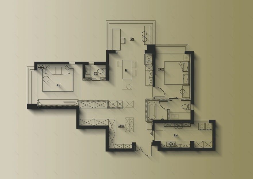 主卧变客厅?不按套路出牌的家有多爽-62