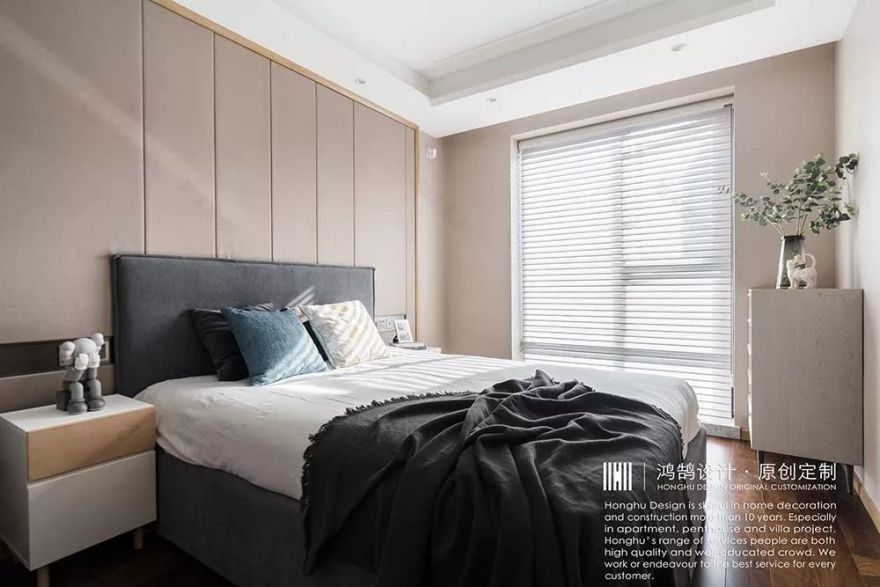 现代简约改造 | 130㎡精装房的色彩与软装提升-42