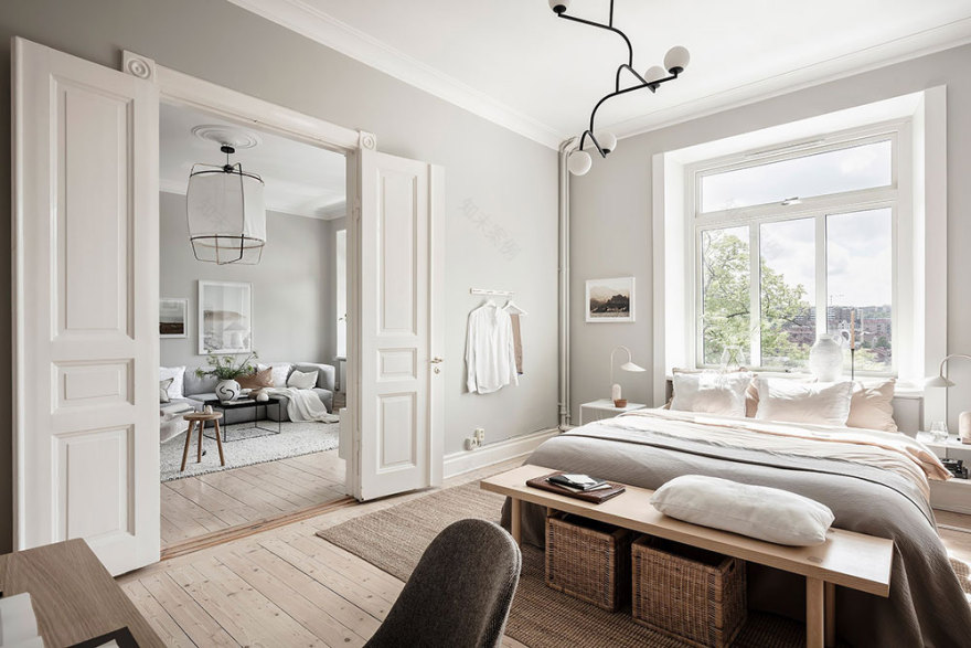 瑞典哥德堡现代钢琴公寓设计-12