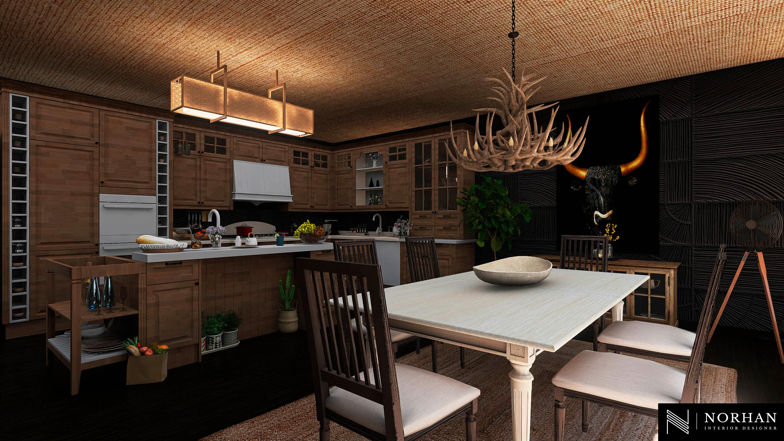 Apartement in African style-13