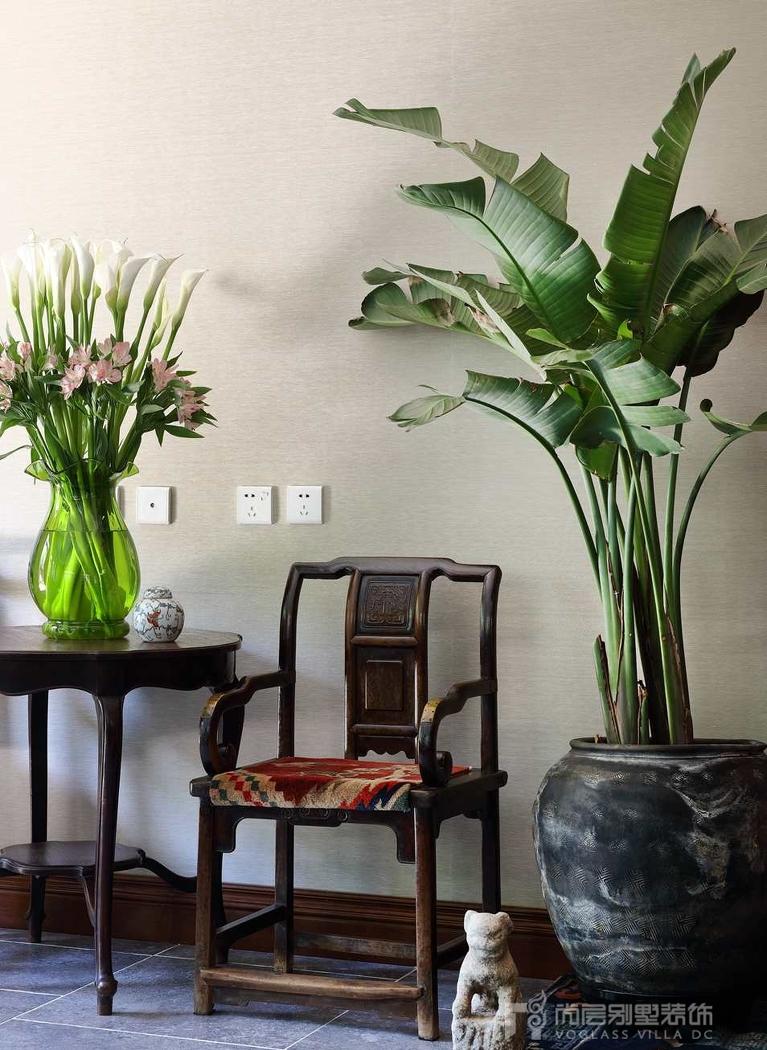 480平混搭风格别墅装修实景案例-16