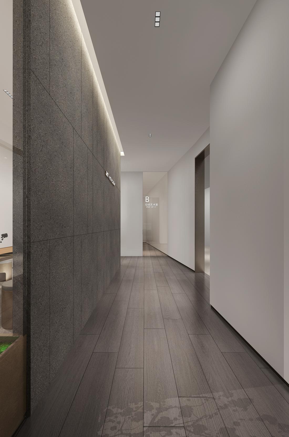 简约人文办公空间设计-15